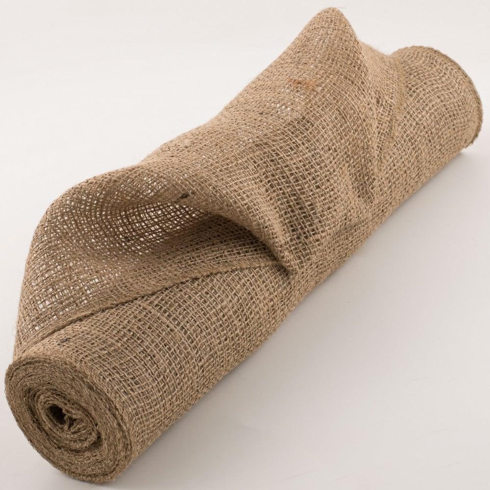 Burlap Products | 18" Loose Weave Burlap Fabric: Natural (10 Yards) Burlap & Jute Deco Mesh Burlap Products