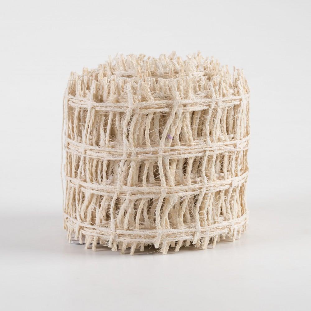 Burlap Products | 2.5" Jute Check Weave Ribbon: Off-White (10 Yards) Burlap Products Burlap Products