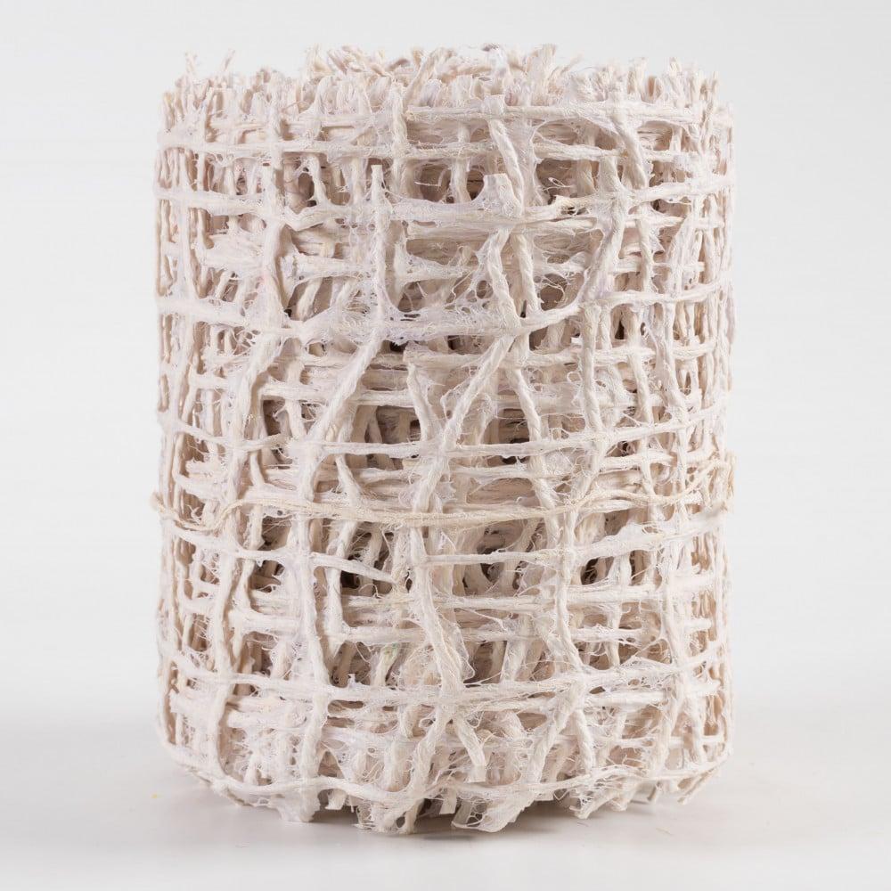 Burlap Products | 4" Jute Check Weave Ribbon: Off-White (10 Yards) Burlap Products Burlap Products