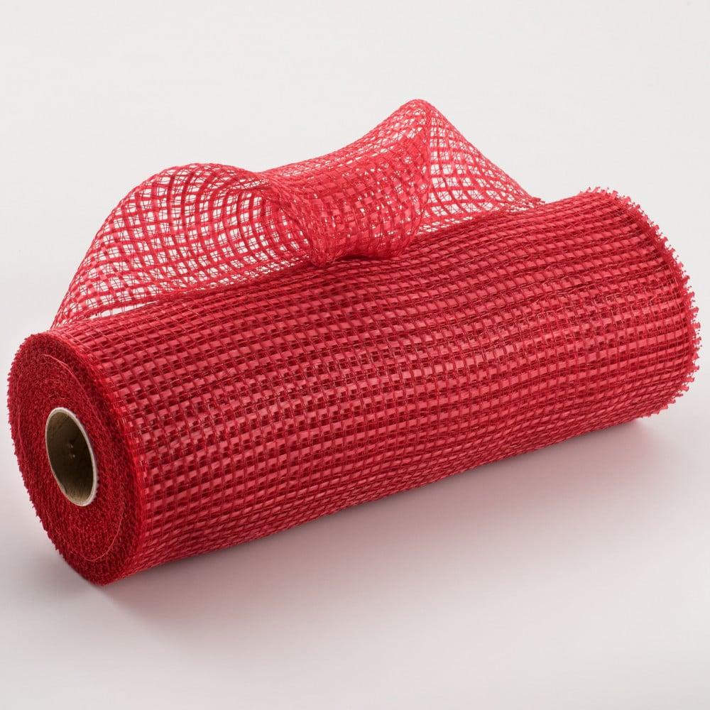 Deco Mesh | 10" Wide Strip Mesh: Red Deco Mesh Deco Mesh