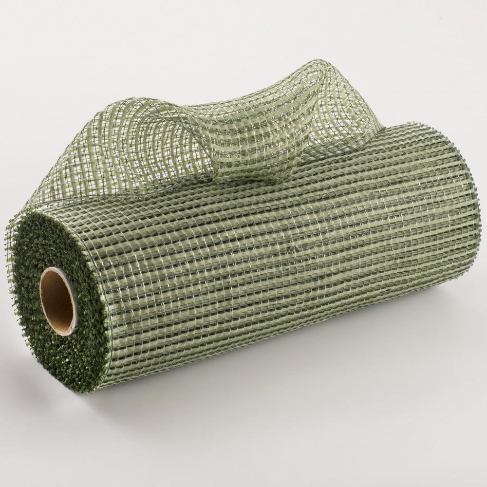 Deco Mesh | 10" Wide Strip Mesh: Sage Green Deco Mesh Deco Mesh