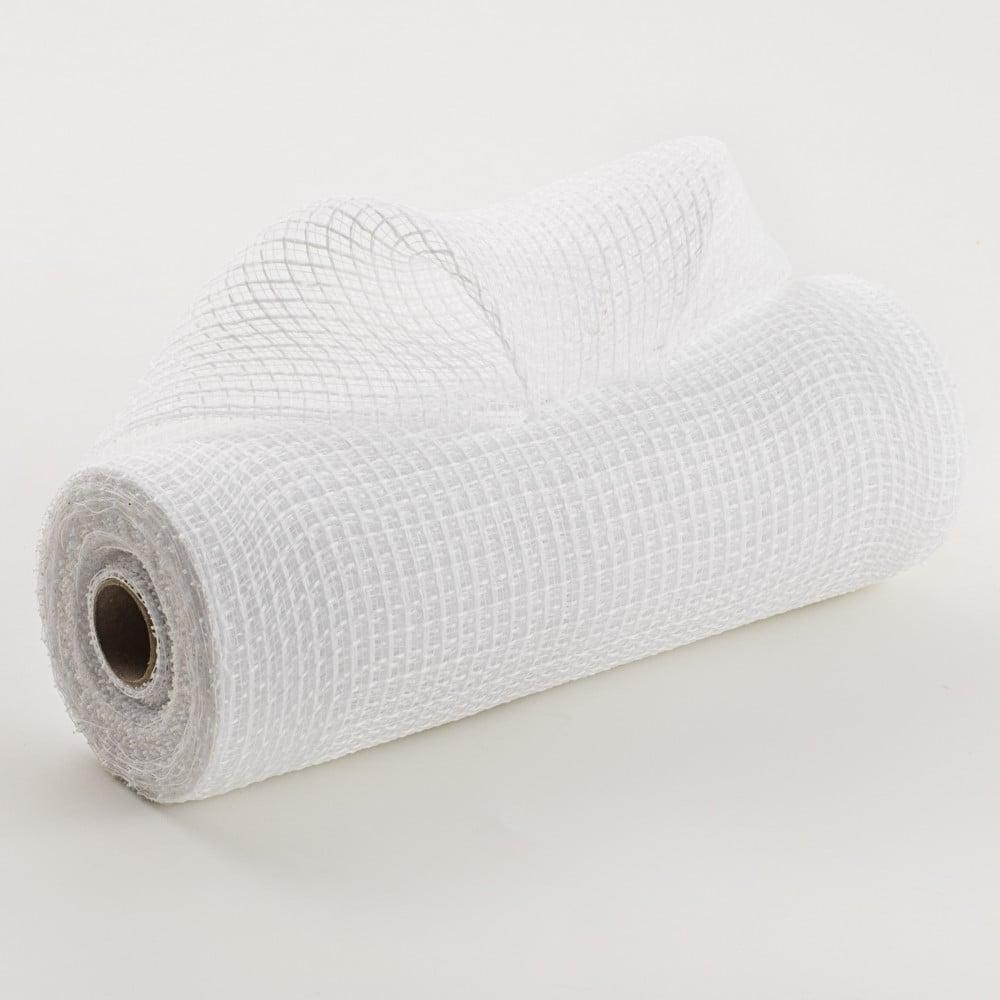 Deco Mesh | 10" Fabric Mesh: White Deco Mesh Deco Mesh