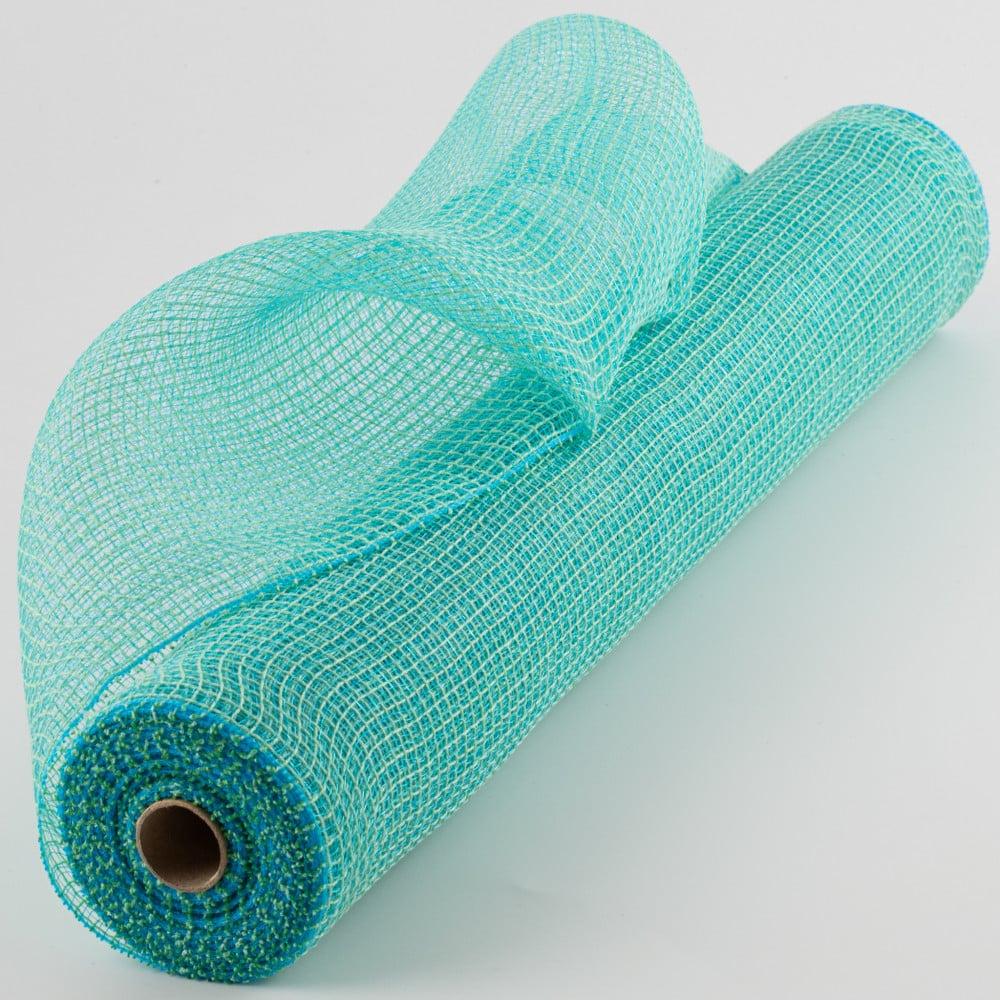 Deco Mesh | 21" Fabric Mesh: Aqua Deco Mesh Deco Mesh